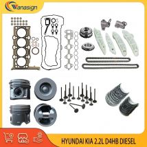 AUTO ENGINE PARTS Rebuilding Kits Cylinder Head Gasket Set For Hyundai Kia 2.2L 2.2T L4 16V Diesel DOHC 2.2 L T D4HB 2009-2024