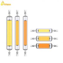 R7S LED 78mm 15W 20W R7S Faretto 118mm 30W 50W AC 110V 220V 230V J78 J118 COB Lampada Lampadina Tubo di vetro Sostituisci la lampada alogena