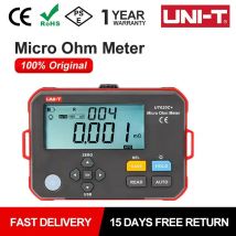 UNI-T UT620C PLUS Mikro-Ohm-Messgerät, 0,001 mΩ ~ 300,0 kΩ, automatischer und manueller Bereich, Megohmmeter-Tester, Werkzeug, Datenspeicherung