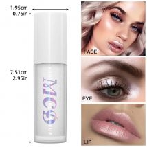 7-Farben-Diamant flüssiger Text marker Spray wasserdicht Hochglanz Glitter Körper Bronzer Gesichts kontur Make-up für Frauen Kosmetik