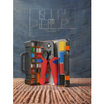 Alicates de prensado de puntas, herramientas de prensado de terminales de tubo de alambre, reparación de manguitos de férula, HSC8 6-4/6-6