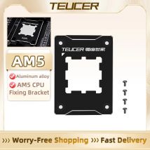TEUCER AMD BLACK Telaio di Sicurezza in Lega di Alluminio, Montatore Fisso Completo Non Marcante per AM5, Accessori Correttore Anti-Piegatura per Protezione AM5