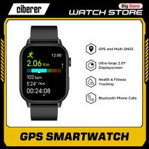Nuovo Ciberer QX17 GPS Smart Watch Display ultra-grande da 2.01 '' GPS e Multi GNSS Monitoraggio della salute e del fitness Chiamate vocali Smartwatch