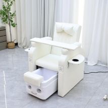 Fuß-SPA-Sofa mit Fußbad, Fußmassagestuhl, SPA-Center-Sofas, Fußbad-Ladenmöbel, weißer Dekorationsstil