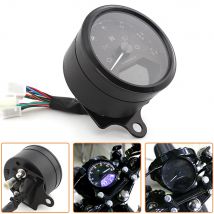 Motorrad Multi-funktion LCD Digital Kilometerzähler Tachometer Tachometer Gauge Für Honda Cafe Racer Bobber 2-4 zylinder Universal