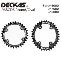 Deckas Runde/Oval 96bcd Kettenblatt MTB Mountainbike Fahrrad 32T 34T 36T 38T Kurbel Zahn platte 96bcds Für M7000 M8000 M9000