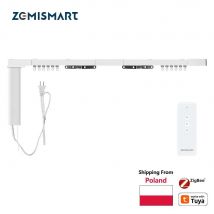 Zemismart Zigbee Binario elettrico intelligente per tende e motore Funziona con Tuya Zigbee Hub SmartThings Alexa Google Home Controllo vocale