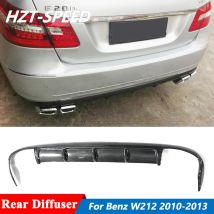 V Stil Carbon Fiber Hinten Lip Diffusor Für Mercedes Benz W212 E260 E300 E350 Standard 2010-2013