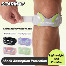 1 pz cinturino da basket fascia rotulea protezione rotula tendine del ginocchio supporto strape tutore assorbimento regolabile cuscinetto di compressione