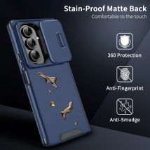Für Samsung Z Fold7 Fall Rutsche Kamera Telefon Abdeckung Für Samsung Galaxy Z Fold 7 Funda Rüstung Stoßfest Objektiv Schutzhüllen coque