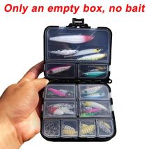 Portable Fishing Lure Box Mini Bait Storage Container Micro Fish Hook Pin Organizer Fishing Tackle Storage Box Fishing Accessory
