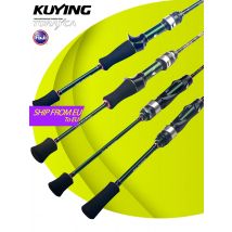 KUYING TETON Stream 5‘10“ 1.75m 6‘0“ 1.8m Spinning Casting Fishing Lure Rod Carbon FUJI Fast Speed Action River 0.3-8g 1-8lb