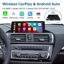 RoadTop Wireless CarPlay Android Auto For BMW 1 2 Series F20 F21 F22 F23 F45 2012-2020 NBT EVO with Mirror Link AirPlay Function