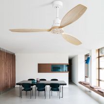 Ventilatore da soffitto moderno Sofucor da 52 pollici con velocità del vento elevata a 6 velocità con telecomando