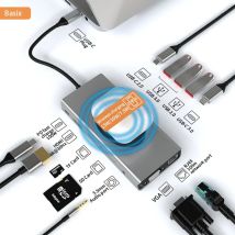 USB C zu HDMI-kompatibel 4K 30Hz USB 3,0 HUB Adapter Dock PD USB C Splitter für MacBook Pro Air Samsung S20 Typ C HUB