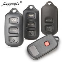 Jingyuqin Fernschlüsselgehäuse, 3 Tasten + Panik für Toyota Sequoia 4-Runner 4Runner 2003–2008, schlüsselloses Gehäuse, Ersatz