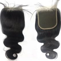 HD Lace Closure Brazilian Body Wave 4x4 5x5 Lace Closure With Baby Hair 100% Human Remy Hair 10"-20" AliQueen Hair