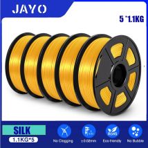 Filamento JAYO Pla Plus seta 5 rotoli Filamento stampante 3D 1 75mm 1kg No Bubble Materiali stampante 3D per materiali di stampa 3D FDM