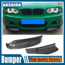 Auto Front Stoßstangen splitter Diffusor Spoiler Splitter Lippen schutz Lippe für BMW E46 2014-2017 1999 m3 Kohle faser CSL-Stil