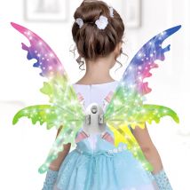 Elektrische Schmetterlingsflügel Elfenflügel Kostüm Magische Led Fledermäuse Flügel Cosplay Dress Up Für Kinder Katzen Hunde Halloween Fit Kinder Geschenk