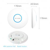 Gigabit WiFi 6 Access Point Dual Band AX1500 Ceiling AP WIFI Extender 1500M 5G High Power Router Signal Booster Wireless AP