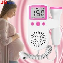 3 MHz Doppler Fetal Monitor Baby Herzschlag Monitor Schwangerschaft Digital Fetal Doppler Stethoskop Baby Herzschlag Detektor für Mama