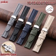 Wasserdichtes Segeltuch-Uhrenarmband, langlebiges Nylon-Schmetterlingsschnallenarmband, 18/19/21/20/22 mm, Schnellverschluss-Armbänder für Huawei Gt5/Gt4
