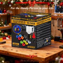 ELEAD 18-częściowy zestaw lejków do napełniania olejem silnikowym, zestaw lejków do płynu chłodzącego 1,36 qt/1,5 l, lejki do zastosowań motoryzacyjnych