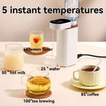 Travel Mini Handiger, unverzichtbarer 3-Sekunden-Wasserspender mit sofortiger Erwärmung – kompakter Heimbüro-Herstellung von Milch, Kaffee, heißem Wasser