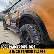 4 "Parafango Flares Arco Ruota Per Ford Ranger Wildtrak XLT XLS XL T7 T8 2015-2022 Street Style Parafanghi Doppia Cabina Accessori Auto