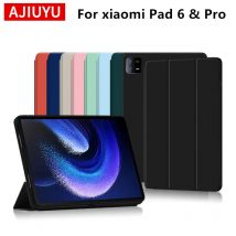 AJIUYU Für Xiaomi Pad 6 Pro Fall Smart Cover für MiPad 6 Pro 2023 Mi Schutzhülle PU Tablet xiaomipad6 Mit Auto Wake UP Ultra Dünne
