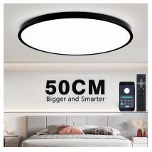 Lampada da soffitto grande da 50 cm APP intelligente/telecomando dimmerabile per camera da letto Plafoniere da 48 W AC 110 / 220 V luci a led per soggiorno