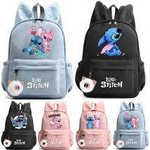 Śliczny Disney Lilo plecak z motywem Stitch dla dziewczynki chłopca studenta nastolatka dzieci plecak kobiety na co dzień torby szkolne dla dzieci prezent urodzinowy zabawka