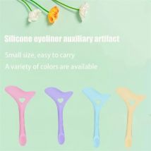 Wholesale  Multi-functional Eyeliner Stencil Wing Tips Silicone Eyeliner Aid Drawing Lipstick Wearing Aid Reusable Makeup Tools