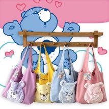 Echte Carebears süße Plüschbär Avatar Leinwand große Kapazität Umhängetasche Paar Geschenk
