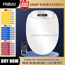 Coprisedile per WC intelligente multifunzionale Sedile per WC Asciugatura Luce notturna Riscaldamento del sedile Display per riscaldamento istantaneo intelligente