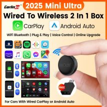 Adapter bezprzewodowy Mini Ultra 3 CarlinKit 5.0 CarPlay Android Auto do samochodów z systemem OEM, Plug & Play, WiFi, Bluetooth, automatyczne połączenie