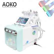 AOKO idrogeno 6in1 Acqua Ossigeno Jet Hydro Diamond Dermoabrasione Macchina Dispositivo per Dermoabrasione facciale per il viso Salone pulito
