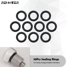 10 Stück Motorrad 11105 Dichtungsringe Twin Cam O-Ring Ölablassschraube Antriebsring für Harley Dyna Softail FL Touring Sportster XL