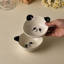 Niedliche gedämpfte Eierschale in Pandaform, 160 ml Tauchschale, Haushaltsküchenbedarf