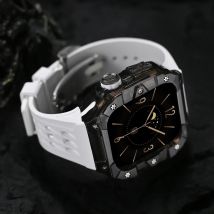 Case + Strap for Apple Conversion Kit iWatch S11 46mm Clear Case Silicone Strap Richard for iWatch S10 46mm Drop Resistant Case