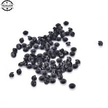 100PCS M4 M5, M6, M8, m10 Schwarz Hex Buchse Allen Bolt Schraube Mutter Hexagon Kopf Abdeckung Kappe Protector Befestigungen Schrauben Abdeckungen Caps