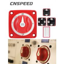 2 3 4 Position Battery Mass Switch Cutter Single Dual For RV Boat Power Control Panel 12-48V 100-300A Isolator Disconnect Rotary