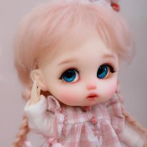 BJD Harz Puppe ob11 Yuyu 13,5 cm Fullset 1/11 Tiny Pukifee Anime Obitsu11 Blythe Puppe Mädchen süße Baby BJD
