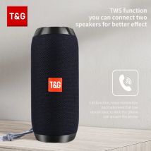 Głośnik Bluetooth T&G TG117 Przenośny głośnik TWS Wodoodporny głośnik Zewnętrzne głośniki stereo
