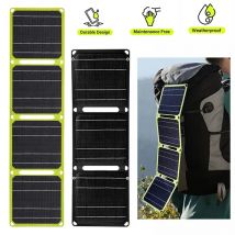 21W 40W ETFE Klappbares Solarpanel für Handy Camping Reisen Outdoor USB Schnellladetasche 5V 9V 12V Solars Platte