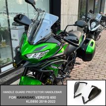Für Kawasaki Versys 650 KLE 650 2016-2022 Motorrad Griff Schutzfolie Lenker Handprotektoren Schilde Bremse Kupplung Windschutzscheibe