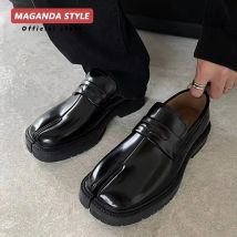 Maganda Tabi Shoes Mocassino per uomo e donna Scarpe casual in pelle con punta divisa e suola spessa