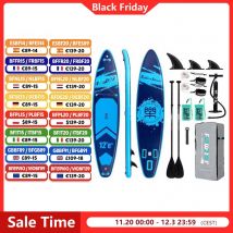 FunWater Stand Up Paddle Board di grandi dimensioni 385×85×15CM Tavola da paddle gonfiabile Tavola da surf Tavola da surf Sup Tavola da paddle antiscivolo
