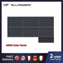 ALLPOWERS 600W składany panel słoneczny o wysokiej wydajności moduł słoneczny ładowarka słoneczna z wyjściem słonecznym dla RV Off-Grid łódź Home Camp